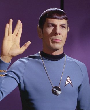 Leonard Nimoy as 'Mr. Spock'