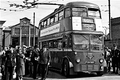 London's last trolleybus