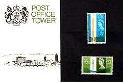 The Post Office Tower commemorative stamps
