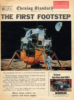 Evening Standard moon landing souvenir issue