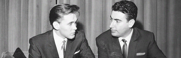 Larry Parnes with Billy Fury