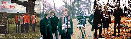 Filming the promo for Penny Lane