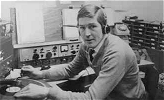 Bernie Quayle at Manx Radio in 1967