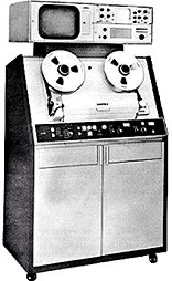 Ampex VR1200B quadruplex recorder, late 1960s