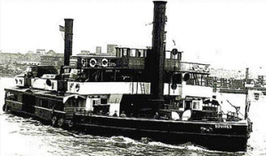 Old Woolwich ferry, replaced in 1963