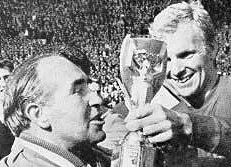 Bobby Moore and Alf Ramsey